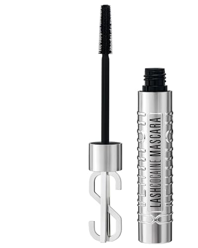 Svenja Walberg LASHCOCAINE OVERRICH MASCARA – 3LOOKS Technology, Wimperntusche mit natürlichem Wimpernwachstum, wischfest, vegan, TRENDING BLACK, Made in Germany