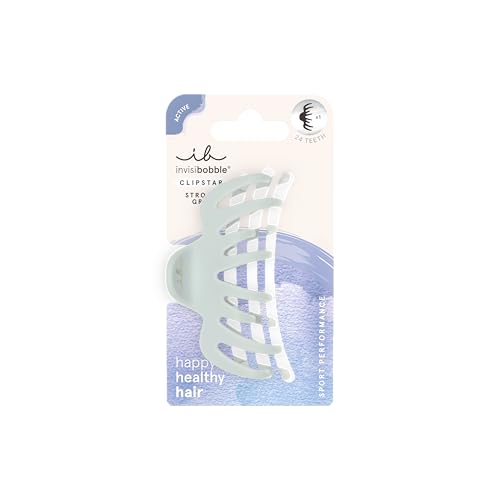 Invisibobble CLIPSTAR Marathon Runner Haarclip - Rutschfester Haarclip mit doppeltem Halt für Sport, Workouts - Trendiger Look, sicherer Halt - Schwarz