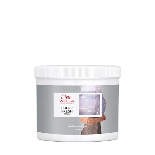 Wella Professionals Color Fresh Mask Lilac Frost - Haarkur mit pflegender Silber Tönung und Avocadoöl - 500 ml