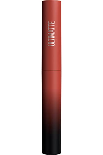 Maybelline New York Matter Lippenstift, Intensive Farbe und angenehmer Tragekomfort, Color Sensational Ultimatte, Farbe: Nr. 899 More Rust (Rot Braun), 1 x 2 g