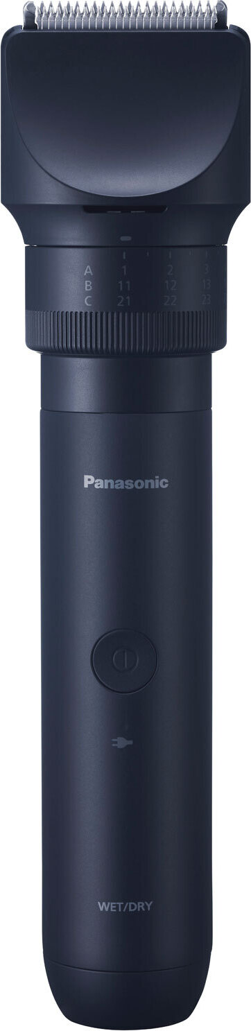 Panasonic ER-CKN2 Multifunktions-Barttrimmer, wasserdicht, wiederaufladbar, 4 Aufsätze, Schnittlängen 0.5-30mm, blau