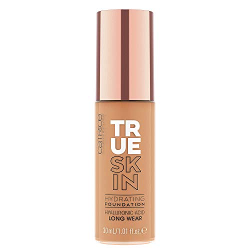 Catrice True Skin Hydrating Foundation, Nr. 070, Nude, feuchtigkeitsspendend, langanhaltend, natürlich, vegan, ohne Alkohol, ohne Parabene, ohne Mikroplastikpartikel, 1er Pack (30ml)
