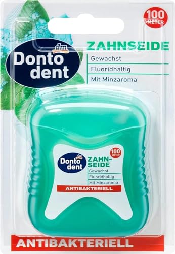 DONTODENT Zahnseide antibakteriell, 1 x 100 m