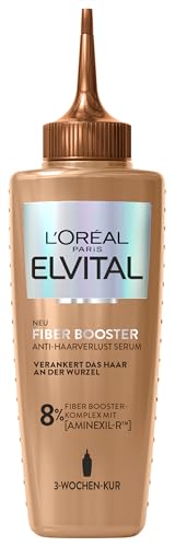 L'Oréal Paris Elvital Fiber Booster Anti-Haarverlust-Kopfhaut-Serum, 102 ml, Gegen Haarausfall, Für dichteres & stärkeres Haar, Generiert 7000 neue Haarfasern