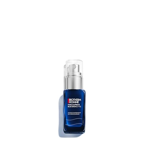 Biotherm Homme Force Supreme Blue Serum, revitalisierendes Anti Aging Gesichtsserum für Männer, 60ml