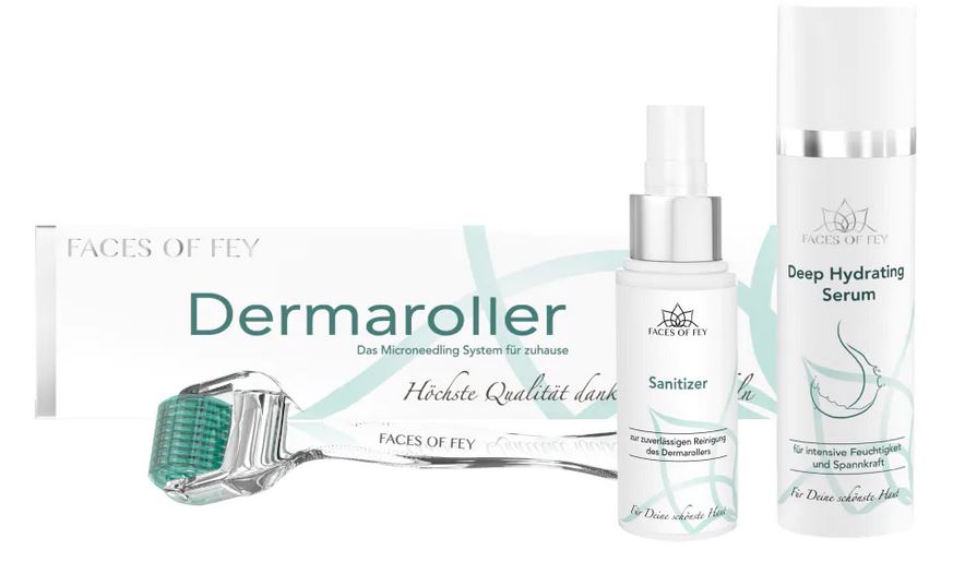 FACES OF FEY Microneedling Set Basic 0,5mm Gesichtspflegeset 1 Stück mit pflegender Wirkung