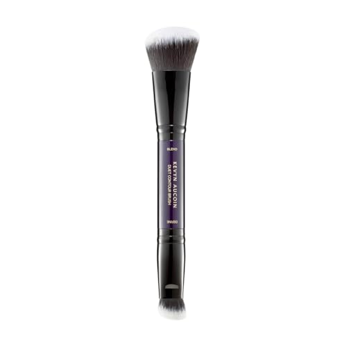 Kevyn Aucoin Women's The Duet Contour Pinsel, 1 Stück - Doppelendiges Design, präzise Platzierung und Mischfunktion, aus weichem Kunsthaar