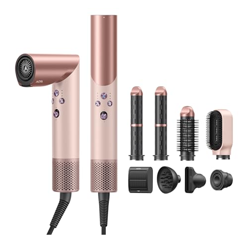 MOVA Master 10 All-in-One-Airstyler, vielseitiger Haarstyler mit intelligenter Wärmetechnologie, pink