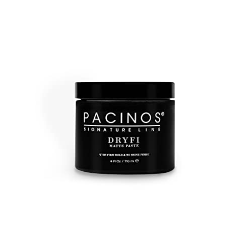 Pacinos dryfi 118ml – Matte Haarpaste Herren – kein Glanz & flexibler Halt – für Haarstyling mit natürlichem Finish & Textur – Pomade wasserbasiert - hair wax matte - haarwachs Männer