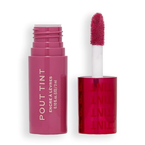 Revolution Beauty London Makeup Revolution, Pout Tint, Leichtes Lippen-Tönung, Mad About Mauve, 3ml, Aufbaubare Farbe, Hydratisierende Formel mit Gloss zu Farb-Finish