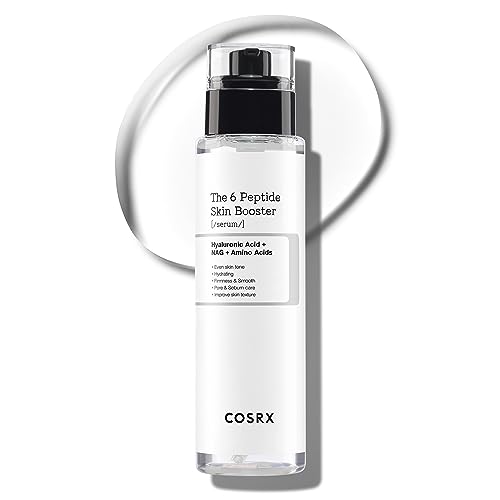COSRX 6X Peptide Collagen Booster Toner Serum 150mL/5.07 Fl.Oz, Hauterneuernde Gesichts-Essenz, Niacinamid & Hyaluronsäure, Parabenfrei, Korean Skincare