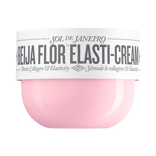 SOL DE JANEIRO Beija Flor Collagen Cream 240 ml - Tief hydratisierende Bodylotion, verbessert Elastizität und reduziert Aschigkeit