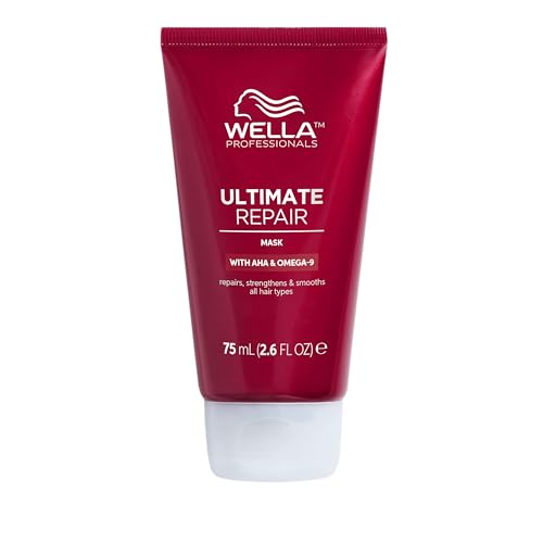 Wella Professionals Ultimate Repair Tiefenreparaturmaske für geschädigtes Haar, 75 ml - Repariert geschädigtes Haar gründlich, verleiht Weichheit und Leichtigkeit