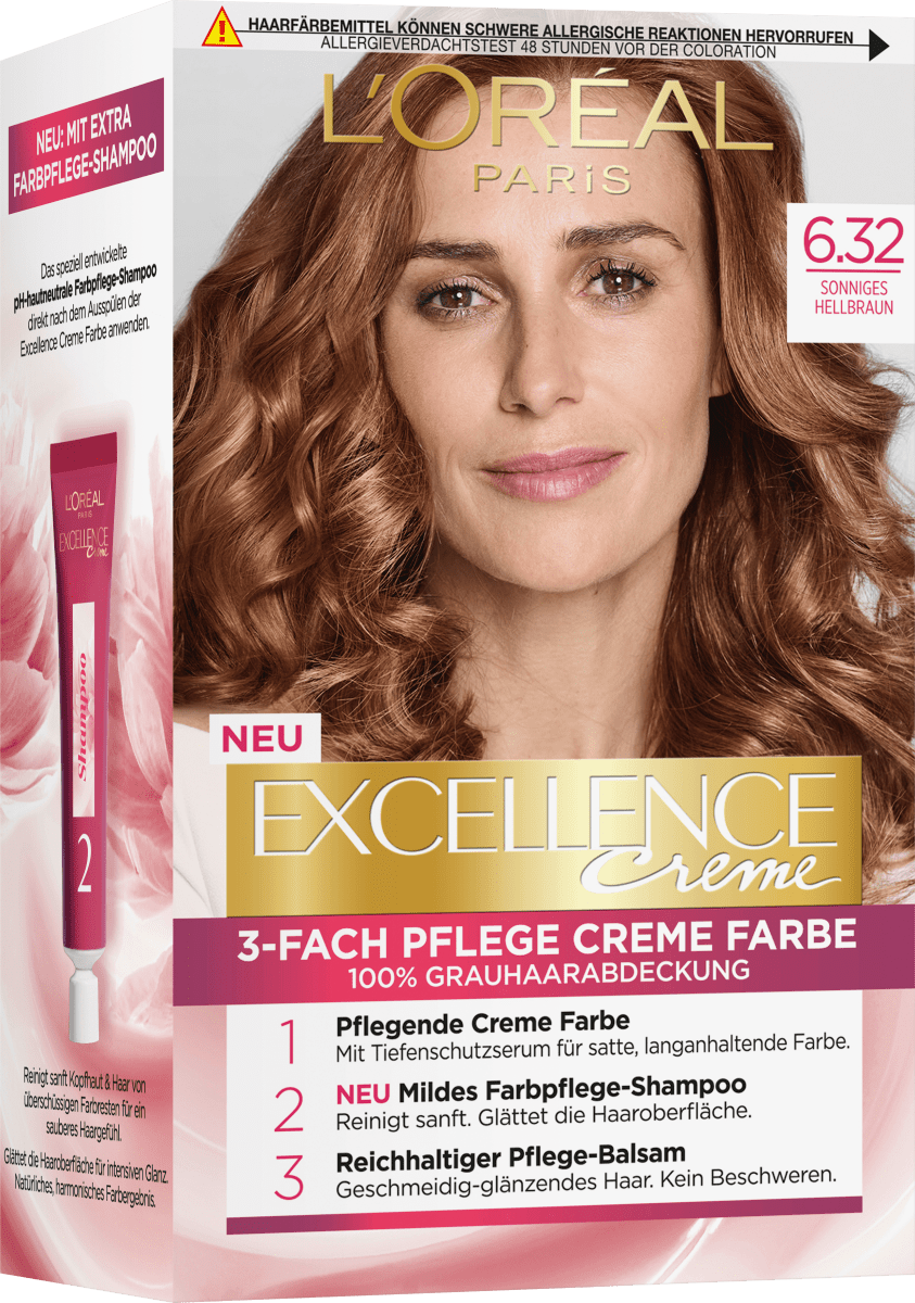 L'Oréal Paris Excellence Creme Haarfarbe Nr. 6.32