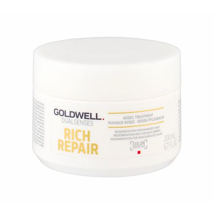 Goldwell Dualsenses Rich Repair 60sec Treatment Regenerierende 60 Sek. Haarmaske für trockenes und brüchiges Haar 200 ml