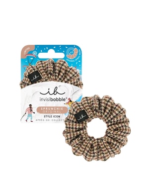 Invisibobble SPRUNCHIE Apres Ski Jacquard, Haargummi mit integrierter Haarspirale und HairLoveTech-Technologie