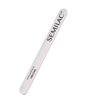 Semilac Nail File Straight 180/240, Nagelfeile mit japanischem Material für langlebige Schärfe und präzises Finishing