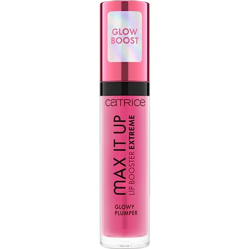 Catrice Max It Up Lip Booster Extreme, Nr. 040, Pink, pflegend, Extremes Volumen, Färbeeffekt, natürlich, glänzend, vegan, ohne Parabene, ohne Mikroplastikpartikel, Nanopartikel frei, 1er Pack (4ml)