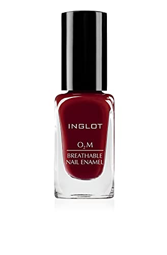Inglot O2M Atmungsaktiver Nagellack, Luft-und Wasserdurchlässig, Hält den Nagel Langanhaltend in Optimalem Zustand, Perfekte Maniküre für Jeden Anlass, 11 ml : 652