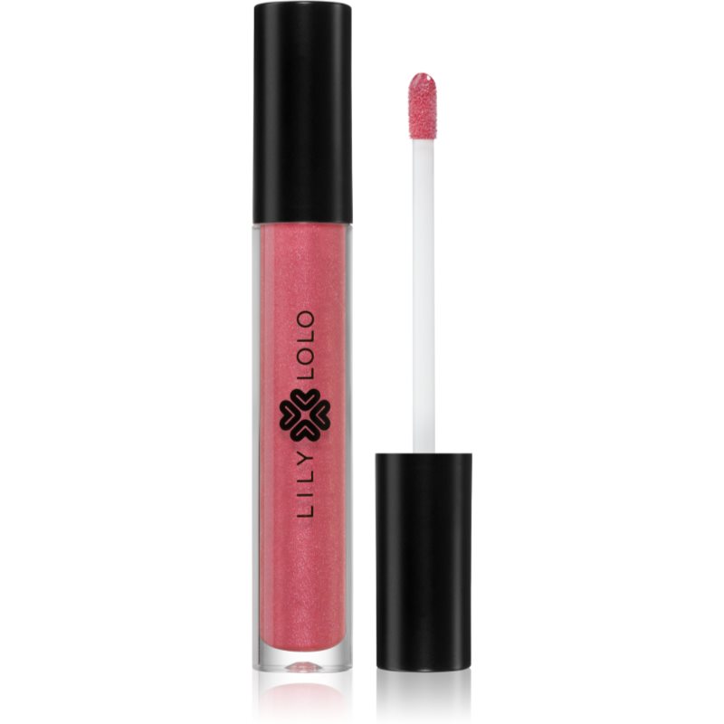 Lily Lolo Natural Lip Gloss, Pflegender Lipgloss in English Rose, 4 ml, vegan, feuchtigkeitsspendend