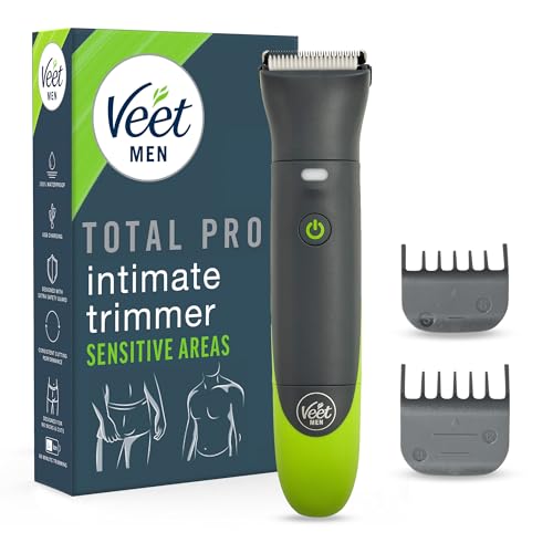 Veet Total Pro Intim-Trimmer, Elektrorasierer für präzise Körperpflege in empfindlichen Bereichen