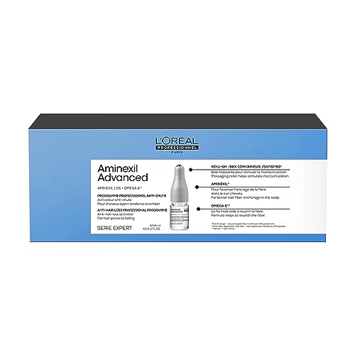 L'Oréal Professionnel Kräftigende Haarkur gegen Haarausfall, Für volleres Haar, Aminexil Advanced Anti-Hair Loss Activator Treatment, 42x6 ml