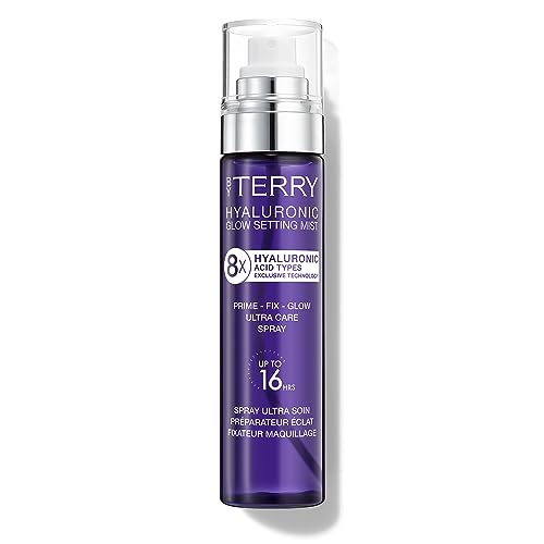 By Terry Hyaluronic Glow Setting Mist, Fixing Spray mit 8-facher Hyaluronsäure, alkoholfrei und vegan, 100 ml