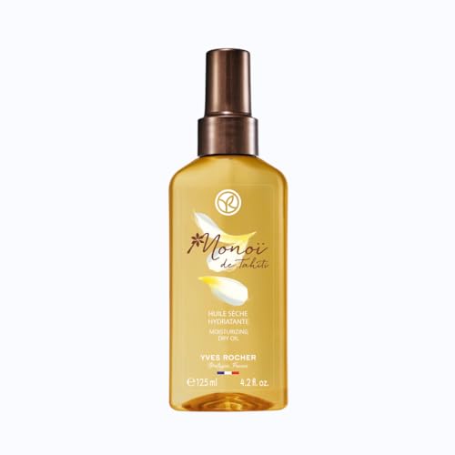 Yves Rocher Monoi de Tahiti, multifunktionales Trockenöl für Körper und Haar, 125 ml, nährt und regeneriert mit 98% natürlichen Inhaltsstoffen