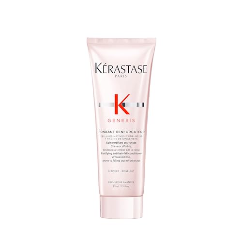 Kérastase Genesis Fondant Renforçateur, stärkender Conditioner für schütteres Haar, 75 ml, verbessert die Haarstruktur und verhindert Haarbruch