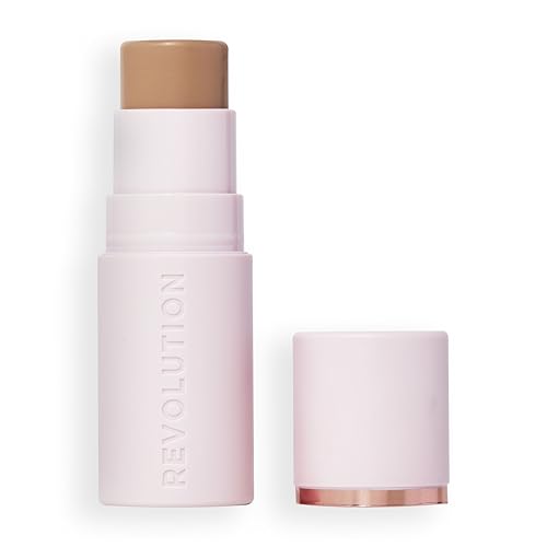 Revolution Beauty London Skin Silk Bronzer Stick - Creme-zu-Puder-Formel Fair Sand - Vegan & Cruelty-Free - 4,5 g