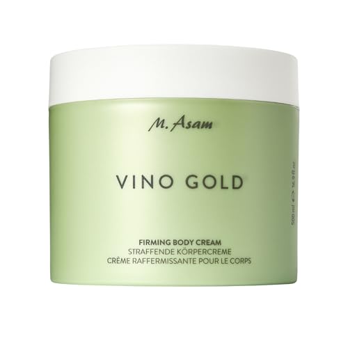 M. Asam VINO GOLD Straffende Körpercreme, 500 ml – Anti-Aging Körperpflege mit Aloe Vera, Koffein, Vitamin E & B3, vegan, für glatte Haut und verbesserte Hautfestigkeit