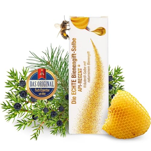 Api-regent Echte Bienengift-Salbe, Körpercreme mit 60-70% Melittin, 50 ml, dermatologisch getestet, Made in Germany