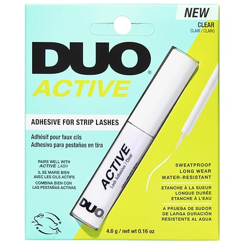 Ardell Duo Active Adhesive Clear, Wimpernkleber für künstliche Wimpern, 4.5 g, unsichtbare Haftung