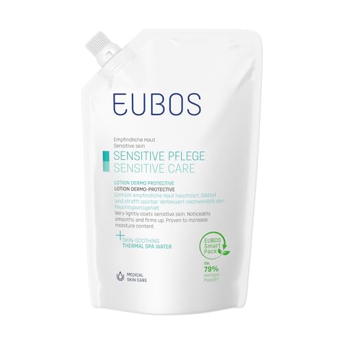 Eubos | Dermo Protectiv | 400 ml | Nachfüllbeutel | Für normale bis trockene Hautverträglichkeit | Dermatologisch bestätigt