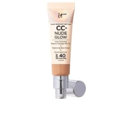 CC+ NUDE GLOW lightweight foundation + glow serum SPF40#medium tan 32 ml