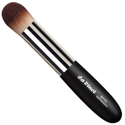 Da Vinci Foundation- und Concealerpinsel rund, Kunstfasern für makelloses Make-Up, 1 ct