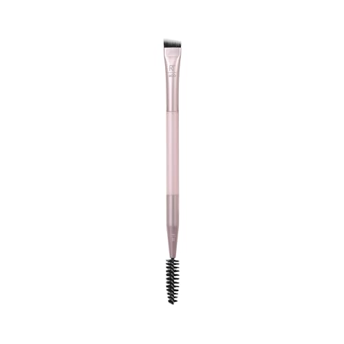 Real Techniques Dual-ended Brow Brush, Augenbrauenpinsel mit Bürste und Pinsel zur Formgebung, 1 Stück