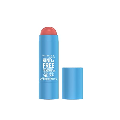 Rimmel London KIND & FREE tinted multi stick 5 gr, végétalien et hydratant, nuances parfaites