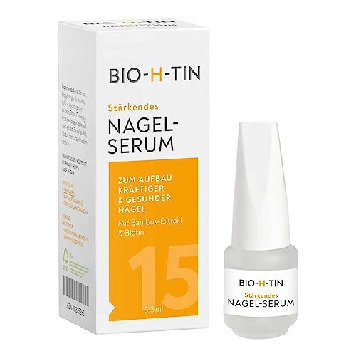 BIO-H-TIN stärkendes Nagel-Serum, 4-Wochen-Programm für kräftige und gesunde Nägel, 3,3 ml