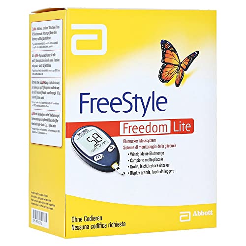FreeStyle Freestyle Freedom Lite Set, Blutzuckermessgerät mmol/l ohne Codieren, 1 St Kombipackung