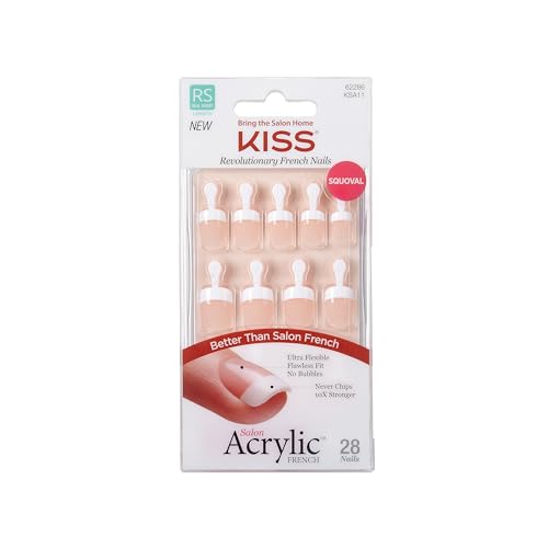 KISS Acrylic French Kit künstliche Fingernägel 28 St. für Damen
