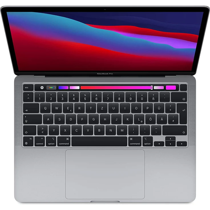 Apple MacBook Pro 13 - Retina, Apple M1 Chip, 16GB RAM, 512GB SSD, Apple 8-Core GPU, macOS (Space Grau) – Bild 2