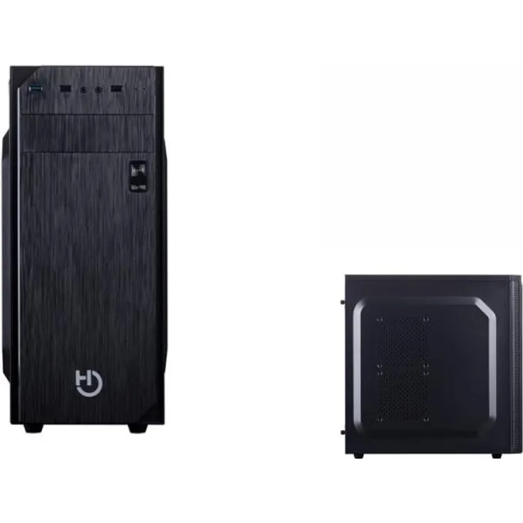 Hiditec ATX KLYP PSU Tower Schwarz - Computer-Gehäuse (Tower, PC, ABS Synthetik, SECC, Schwarz, ATX,Micro ATX, Heimbüro)