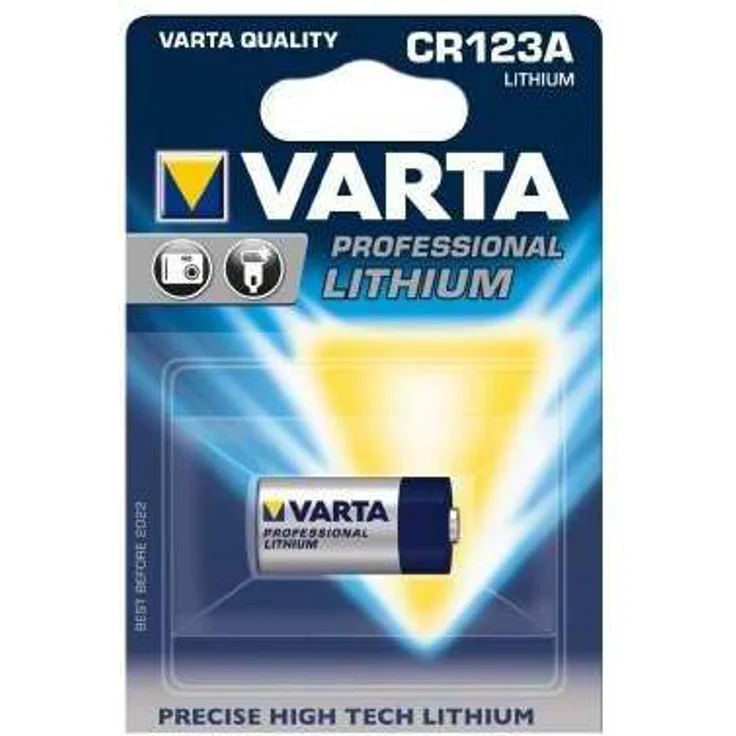 Varta Professinal CR 123 A Litihium für Foto, Digital-, MP3 Geräte, 10 Stück