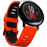 Xiaomi Amazfit PA Smartwatch mit GPS Multisport 1, 34 Zoll Touchscreen, GPS und Bluetooth, Herzfrequenz-Monitor, Musikwiedergabe ohne Handy, Rot, Internationale Version