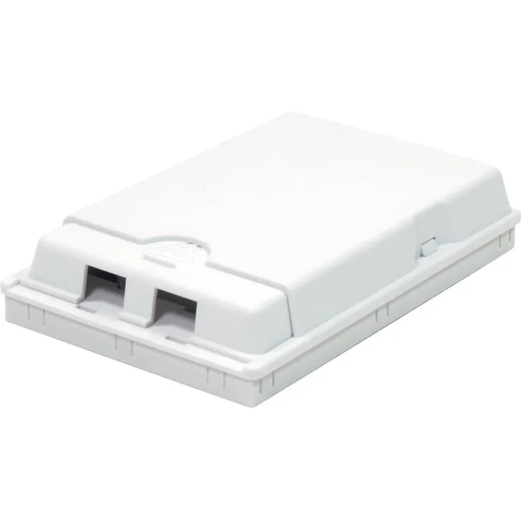 LogiLink FTTH Anschlussdose, 2-fach, Aufputz, weiß
