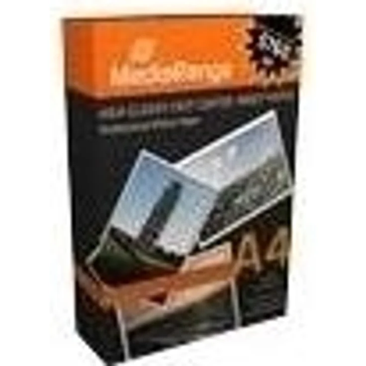 MediaRange MRINK103 Photopapier A4, 100 Blätter, 220 g-m², glänzend – Bild 1