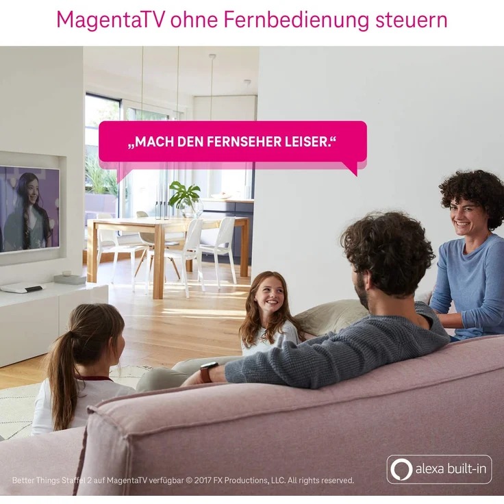 Telekom Smart Speaker Mini WLAN-Lautsprecher mit Alexa, geeignet für Indoor, weiß – Bild 6