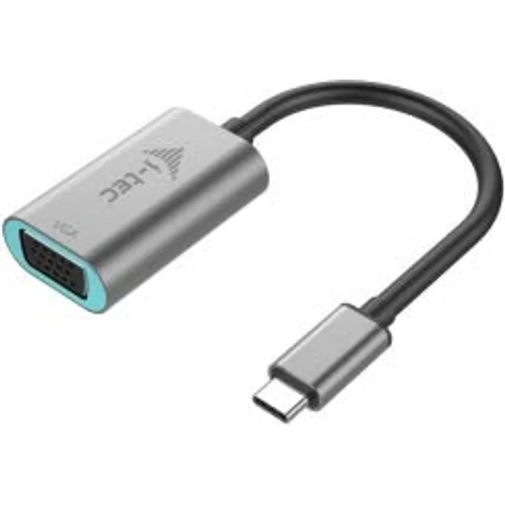 i-tec USB-C auf VGA Adapter (1x VGA Full HD+, kompatible mit Thunderbolt 3)