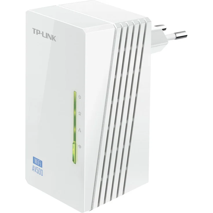 TP-Link TL-WPA4220 AV600 WLAN N300 WiFi Powerline (max. 600Mbit-s Powerline, max. 300Mbit-s WLAN 2,4GHz, Plug & Play, kompatibel zu allen Powerline Adaptern, 1-Teilig) weiß – Bild 2